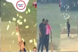 Cricketer Showered With Money