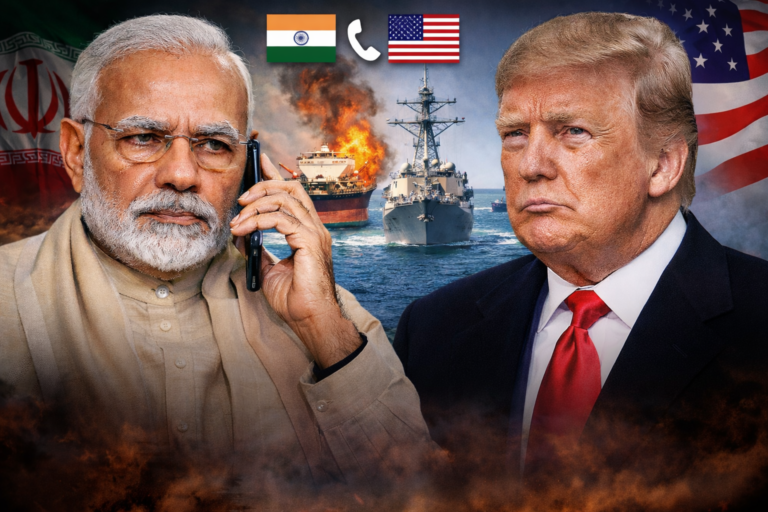 হরমুজ :মোদি–ট্রাম্প ৪০ মিনিট ফোনলাপ, তেলপথ খোলা রাখতেই জোর ভারতের