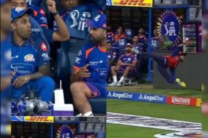 শ্রেয়াসের উড়ন্ত ম্যাজিক! হার্দিককে ফিরিয়ে ‘ক্যাচ অফ দ্য সিজন’, স্তব্ধ রোহিত-সূর্য