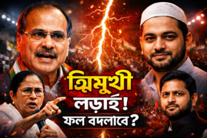 বহরমপুরে হঠাৎ ত্রিমুখী লড়াই! বদলে যাবে ফল?